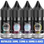 RUTHLESS 30ml Vape Juice 35mg & 50mg E-Liquid in Dubai