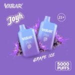 VABAR Joyh 5000 Puffs 2% & 5% Nicotine Disposable Vape in Dubai Grape Ice