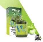 VUSE GO Box 1000 Puffs 20MG Disposable Vape Price in Dubai Apple Sour