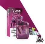 VUSE GO Box 1000 Puffs 20MG Disposable Vape Price in Dubai Blackcurrant Ice