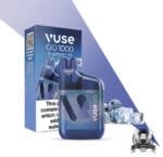 VUSE GO Box 1000 Puffs 20MG Disposable Vape Price in Dubai Blueberry Ice