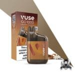 VUSE GO Box 1000 Puffs 20MG Disposable Vape Price in Dubai Creamy Tobacco