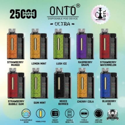 ONTO Ultra 25000 Puffs Disposable Vape Price inDubai, UAE