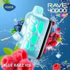 Vozol Rave 40000 Puffs Dubai Blue Razz Ice